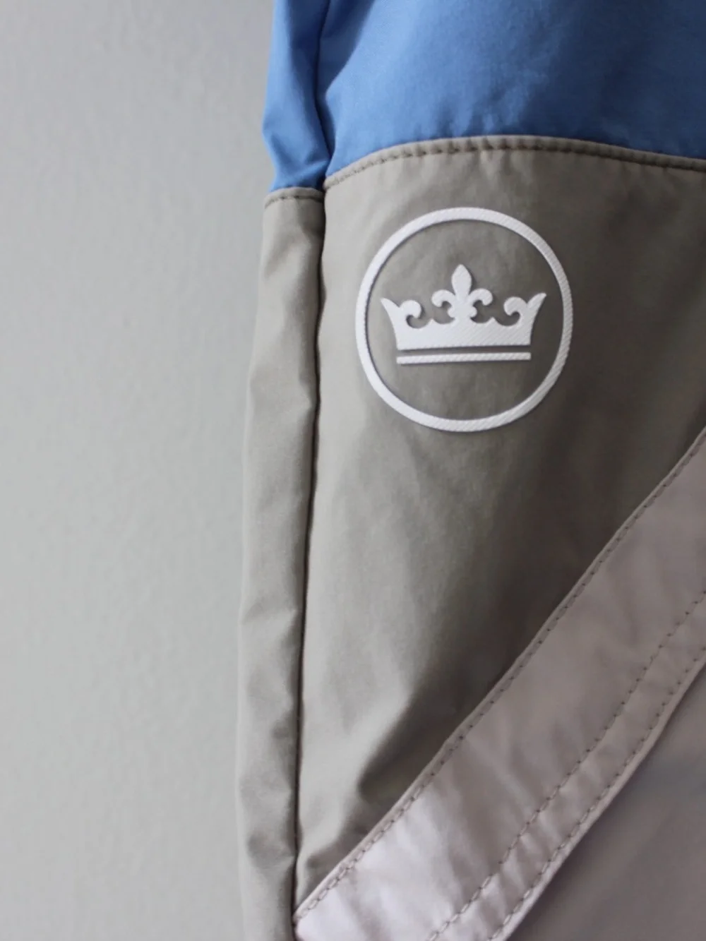 Peter Millar Sailing Windbreaker Large Stone/Blue/Tan
